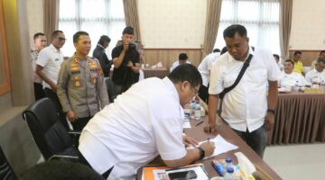 HORAS PRESISI: Kapolres Simalungun Pimpin Rapat Koordinasi Percepatan Penyelesaian Sengketa Lahan di Girsang Sipangan Bolon