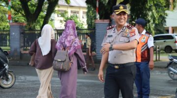 Kapolres Aceh Tenggara diwakili Wakapolres, Terjun Langsung Laksanakan Strong Point Bersama Personel