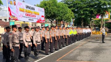 Kobarkan Semangat Persatuan, Kapolres Aceh Tenggara Pimpin Upacara Hari Sumpah Pemuda ke-98