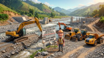 PT Nindya Karya Diduga Kuat Tidak Miliki Dukungan Galian C Terhadap Proyek Sabo Dam Di Pining, Polda Aceh Diminta Turun Tangan