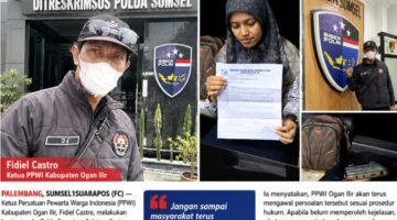 PPWI Ogan Ilir Sambangi Polda Sumsel, Fidiel Castro: Kebenaran Harus Diungkap, Jangan Biarkan Fitnah Berlarut!